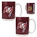 Tampa Bay Buccaneers Football Coffee Mug Set - Black