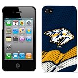 NHL Nashville Predators - Home Jersey design on AT&T, Verizon, and Sprint iPhone 4 / 4S Snap-On Case by Coveroo