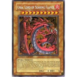 Yugioh Gx Uria,lord of Searing Flames Ct03-en005 Secret Rare Version Card by