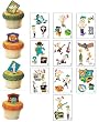 Phineas and Ferb 12 Cupcake Rings and 10 Tattoos