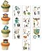 Phineas and Ferb 12 Cupcake Rings and 10 Tattoos