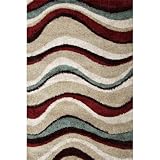 Universal Rugs 106050 Multi 6 Round Area Rug, 5-Feet 3-Inch Round