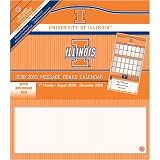 Illinois Fighting Illini NCAA 17 Month Message Board Calendar