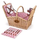NFL San Francisco 49ers Piccadilly Picnic Basket with Service for Two