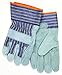 MCR Safety 1400XXXL Select Shoulder Cow Split Leather Gunn Gloves with Safety Cuff, Natural Pearl, 3X-Large, 1-Pair