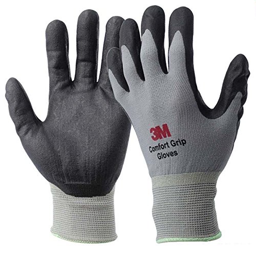 3M Comfort Grip Nitrile Foam Work Gloves, Super Grip 200, General Use