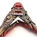 DIY Guitar Kit Flying V Project Builder Custom Carved Dragon Solid Mahogany Body Only