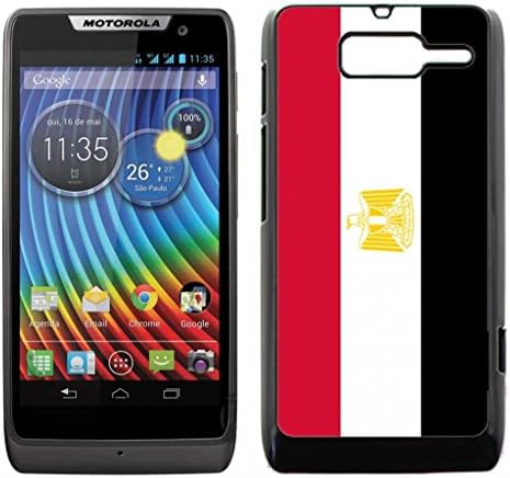 Flag of Egypt Hard Plastic and Aluminum Back Case For Motorola RAZR D3 XT919 XT920