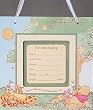 Winnie the Pooh ribbon Hanging Birth Announcement Picture Frame