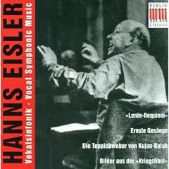 Eisler: Vocal Music