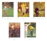 SET OF 5 FUCHS PRINTS