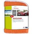 Alclear 822203H Anti-Hologrammtuch Highspeed 50 x 40 cm orange perfekt f�r Auto, Motorrad, Boot