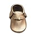 SAYOYO Baby Tassels Soft Sole Leather Infant Toddler Prewalker Shoes (6-12 Months, Gold)