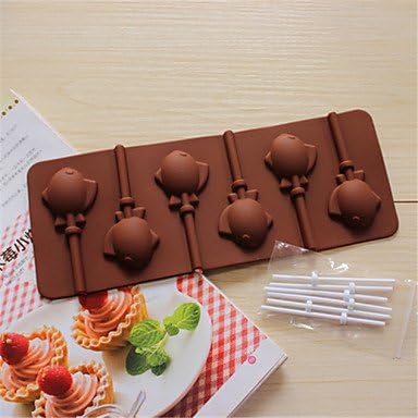 BST Cake Pan Bakeware Silicone Fish Shaped Baking Molds for Chocolate Lollipop
