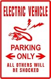 ELECTRIC VEHICLE PARKING ONLY sign