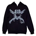 Halo 3 Spartan Silver Zip Front Hooded Sweatshirt