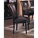 Kitchen & Housewares : 4 "NEW" PARSON CHAIRS BROWN LEATHERETTE WITH CHERRY LEGS