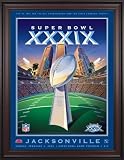 Framed Canvas 36 x 48 Super Bowl XXXIX Program Print | Details: 2005, Patriots vs Eagles