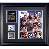 Toronto Blue Jays 2004 A Piece of the Season Framed 8x10 Team Photograph with Game Used Base