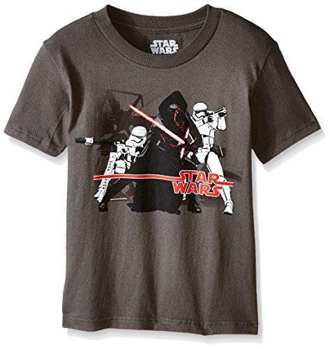 Star Wars Boys' Kylo Ren T-Shirt, Charcoal, Small/8