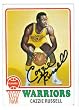 Cazzie Russell autographed Basketball Card (Golden State Warriors)