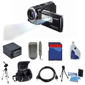 Sony HDR-PJ580v PJ580v High Definition Handycam Camcorder (Black) - Starter Package