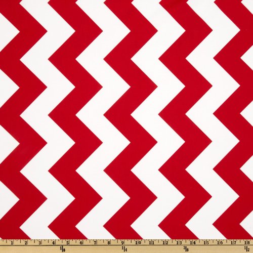 Riley Blake Chevron Large Red Fabric