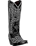 Dan Post Women's Lori Cowgirl Boot Snip Toe Black US