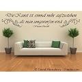 1,2m Wandtattoo Wandaufkleber Spruch Zitate W. Churchill