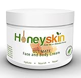 Ultimate Organic Moisturizer Cream for Face & Body - Manuka Honey - Aloe Vera- Coconut Oil -Shea Butter -Anti-Aging Dry Skin Repair Lotion -Treatment of Eczema, Psoriasis, Rashes, Rosacea, Wrinkles - Superior Moisturizer -100% Money Back Guarantee (2oz)