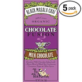 Organic Milk Chocolate Bars Infused with Black Masala Chai (5 Bars)