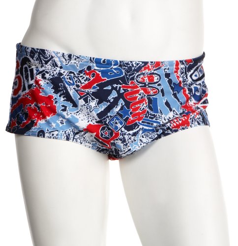 Speedo Men's Americana Flipturns USA Graffiti Drag Swimsuit