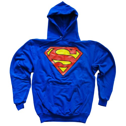  Superman Classic Adult Logo Hoodie