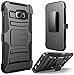 E LV Holster case for Galaxy S6 Edge Plus - Shell Holster Combo with Belt Clip and Kickback Stand - case Cover for Samsung Galaxy S6 Edge Plus