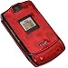 Motorola V3 RAZR Red Crystal Case With Hearts Design - Includes TWO Bonus Personal Charm Straps!