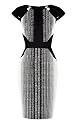 Graphic Texture Print Dress