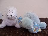 Webkinz Set of 2 Plush : Seal and Hippo (New with tags/codes)