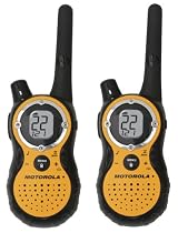 Motorola T8500 Talkabout 2-Way Radios with Rechargeable Pack, NOAA Weather Alerts and Vibrate
