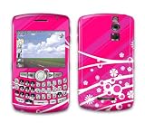 Fashion Flower Design Decal Protective Skin Sticker for Blackberry Curve