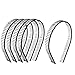 uxcell Metal Woman Hairdressing Hair Hoop Hairhoop Ornament 5Pcs Black