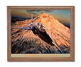 T-38 Talon Military Fighter Jet Aircraft Airplane Aviation Wall Picture Oak Framed Art Print