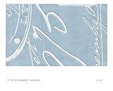 IMAGE OF The Rug Market BABY DOCUMENT BLUE BLUE/WHITE 2.8X4.8