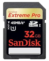 SanDisk Flash 32 GB CompactFlash Type I Flash Memory Card SDSDXP1-032G (Black)