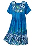 National Border Print Dress