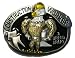 CONSTRUCTION WORKER BELT BUCKLE + display stand