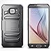 Galaxy S6 Edge Case, CellBee [Rigid Armor] Galaxy S6 Edge Dual Layer Heavy Duty Holster (Built-in Credit Card Slot Clip) Case with Kickstand and Locking Belt Swivel Clip - Retail Packaging Warranty Applied