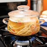 Glass Casserole Pot by Collections Etc