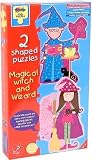 Review grafix  / (Grafix) 2 Large Shaped Puzzles- Magical Witch & Wizard