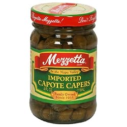 Mezzetta Capote Capers, 4-Ounce Jar (Pack of 12)