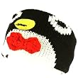 Winter Fleece Lined Knit Adjustable Headband Headwrap Ski Snow Animal Knit Penguin